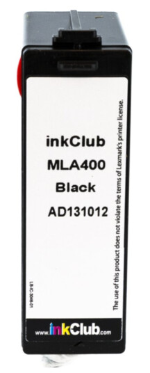 inkClub MLA400 Blekkpatron, erstatter Lexmark 100XL, svart, 650 sider