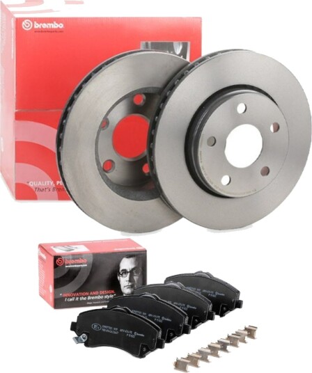 Bremseskiver og -klosser BREMBO BRB3405N0524
