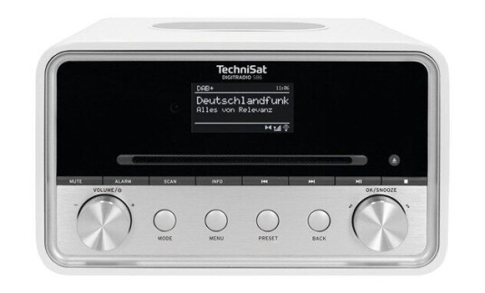 TechniSat DigitRadio 586 - DAB+ radio - Hvit TechniSat DigitRadio 586 - DAB+ radio - Hvit