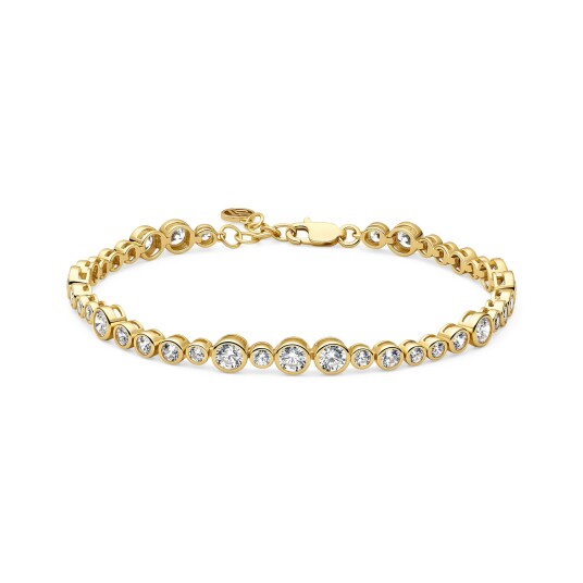 Sif Jakobs Jewellery Sardinien Altro Bracelet Gullfarge Hvit 5 mm Sif Jakobs Jewellery Sardinien Altro Bracelet Gullfarge Hvit 5 mm