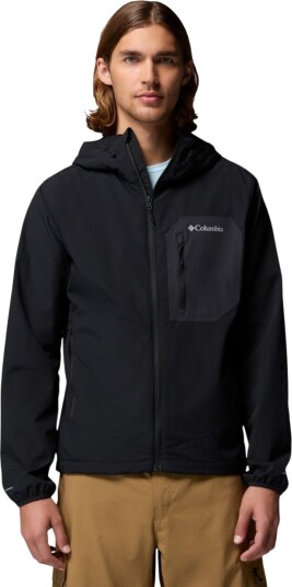 Columbia Tall Heights III Hooded Softshell Jakke Herre Svart S