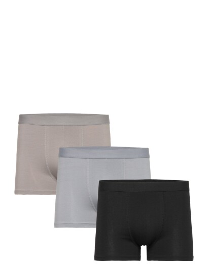 Bread & Boxers 3 Pack Boxer Brief Black S