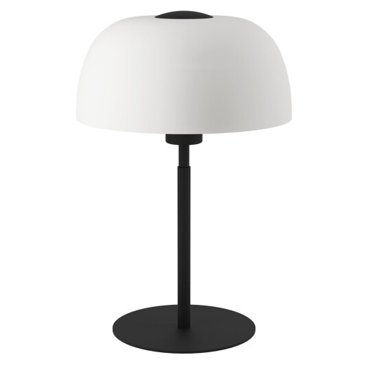Solo bordlampe Svart/Opal