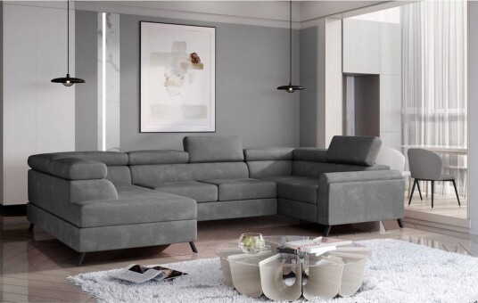 Seksjon Eltap Escada 336x200x92 cm Paros 06 Grå Venstre