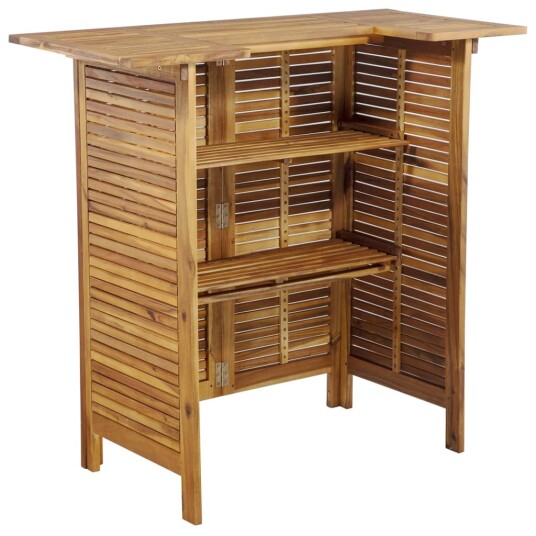 vidaXL Hagebarsett 3 deler heltre akasie