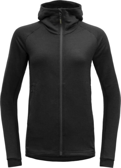 Devold Nibba Merino Jkt Hood Wmn Dame, 960A CAVIAR, S Devold Nibba Merino Jkt Hood Wmn Dame, 960A CAVIAR, S
