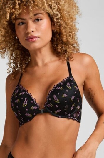 Hunkemöller Push Up BH Iris Svart