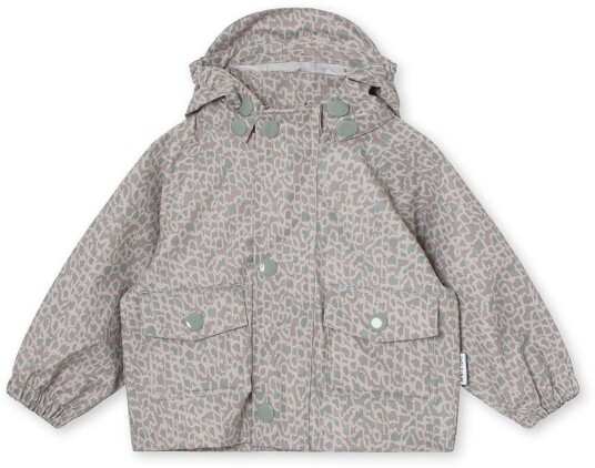 MINI A TURE Julien Regnjakke Print Vapor Gray 86
