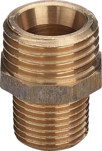 10 stk 3/4" x 1/2" adapter i pistolmetall, silikonbronse