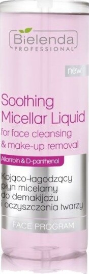 Bielenda Professional_Face Program Soothing Micellar Flytende Beroligende Micellar Væske For Sminkefjerning Og Ansiktsrens 500Ml