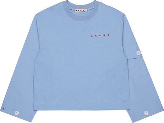 Marni Genser Powder Light Blue Marni 14 år (164) Genser Lyseblå