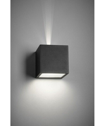 Light-Point - Cube XL LED 3000K Utendørs Vegglampe Up/Down Svart