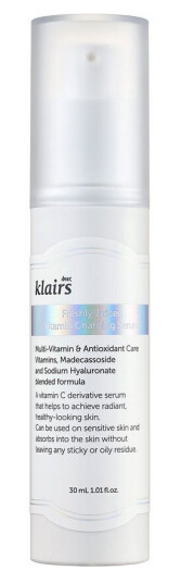 Klairs Freshly Juiced C-vitamin Ansiktsserum 30ml med Niacinamid Klairs Freshly Juiced C-vitamin Ansiktsserum 30ml med Niacinamid