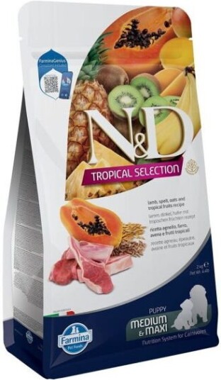 Farmina N&D Dog Tropical Lamb Puppy M/L 2 kg Farmina N&D Dog Tropical Lamb Puppy M/L 2 kg