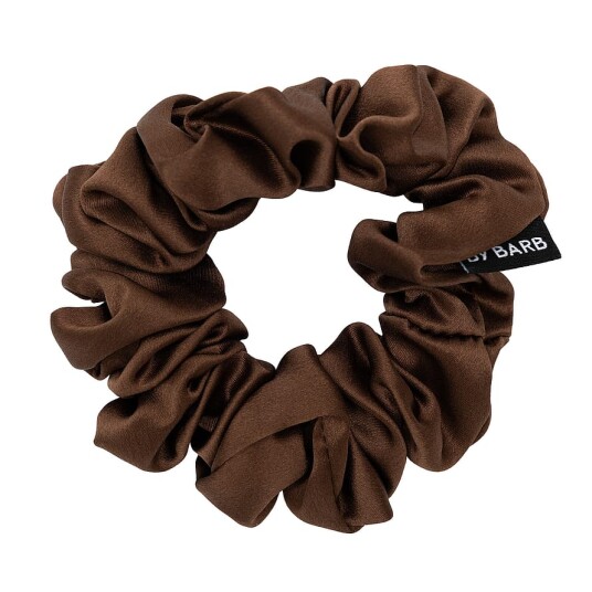 Silk Scrunchie Brown Silk Scrunchie Brown