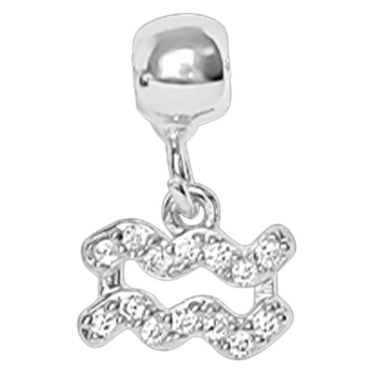 Muli Collection Zodiac Aquarius Silver