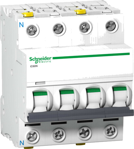Strømbryter iC60N B 3P+N 13A 6KA Strømbryter iC60N B 3P+N 13A 6KA