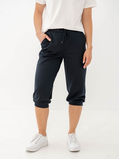 Ichi Kate Capri Pant Blå XS Ichi Kate Capri Pant Blå XS
