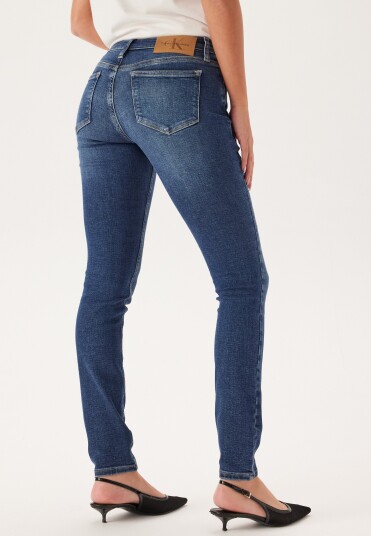Calvin Klein Jeans Mid Rise Skinny 1BJ Denim Dark 27/30