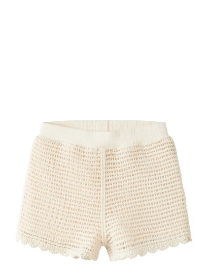 Lil"Atelier Nmfflora Knit Shorts Lil Cream 122 Lil"Atelier Nmfflora Knit Shorts Lil Cream 122