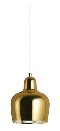 artek Golden Bell A330S Taklampe Messing