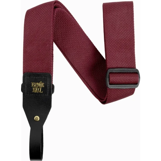 Ernie Ball 5367 Acoustic Strap Polypro Burgundy