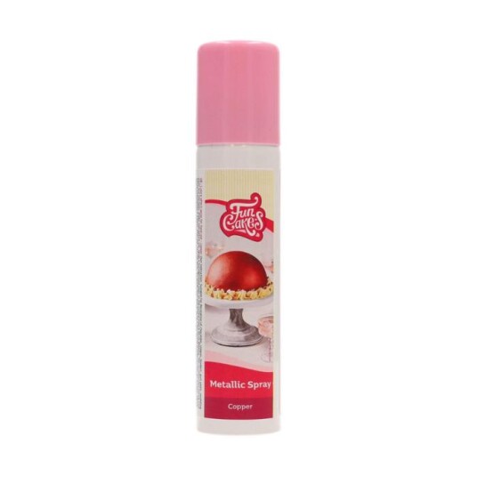 Funcakes Metallic Spiselig Fargespray Kobber 100ml Funcakes Metallic Spiselig Fargespray Kobber 100ml