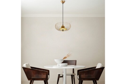Taklampe Sadortel gull Gull