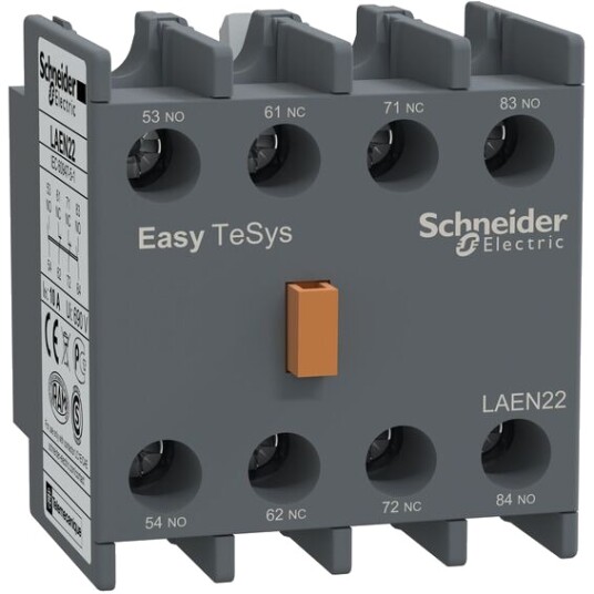 Schneider Electric Hjelpekontaktblokk Easy TeSys LAEN22 2NO+2NC