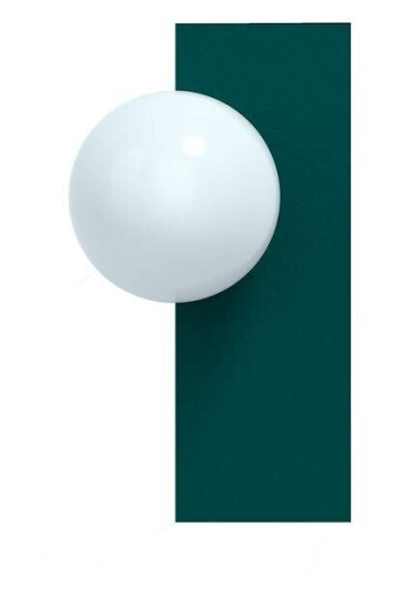 Swedish Ninja - Candy Big Rectangle S Vegglampe Peacock Green Swedish Ninja