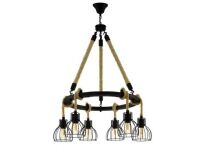 EGLO RAMPSIDE LYSE 6XE27 SVART/KLAR EGLO RAMPSIDE LYSE 6XE27 SVART/KLAR