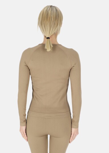 Swedemount Ribbed Seamless Long Sleeve W