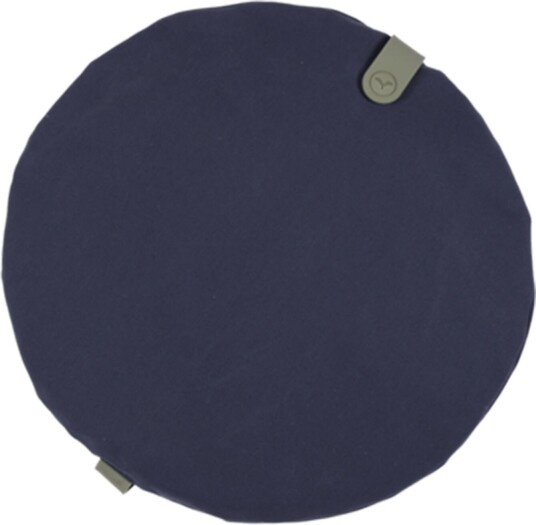 Fermob - Outdoor Cushion Ø 40 Cm Night Blue - Utendørs Puter Og Dyner - Blå