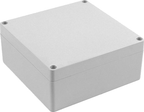 Hammond Electronics 1554 Pc 1554Q2gy Universalskap 90 X 140 X 140 Polykarbonat Grå 1 Stk