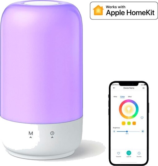 Meross MSL450 Smart WiFi Stemningslampe HomeKit/Amazon Alexa/Google Home/SmartThings