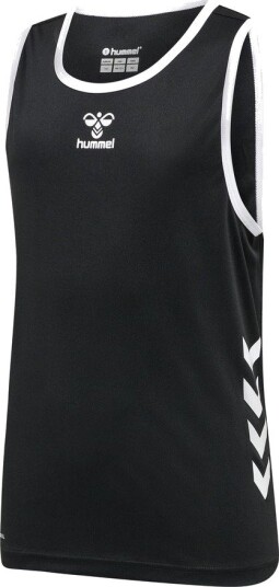 Hummel Basketballdrakt   Svart/hvit Barn størrelse 140 cm