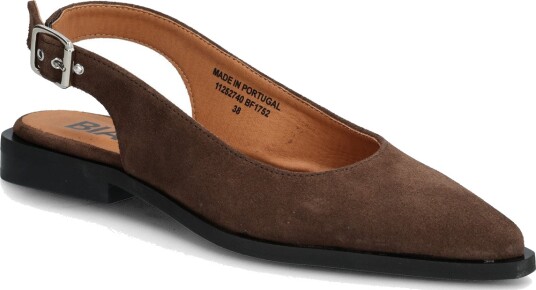 Bianco Biavictoria Slingback Suede Brown 36
