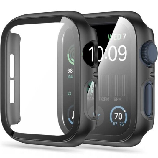 Apple Watch Tech-Protect DEFENSE360 Smartwatch-deksel med skjermbeskytter -SE/6/5/4 (44mm) - svart
