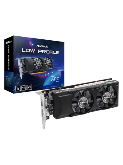 ASRock Arc A380 Low Profile - 6GB GDDR6 RAM - Grafikkort ASRock Arc A380 Low Profile - 6GB GDDR6 RAM - Grafikkort