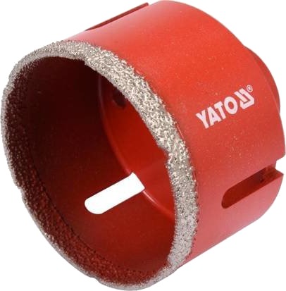 Yato Yt-60447, Drill, Diamantdrillbor, 6,8 Cm, Keramisk, Granitt, Kull Stål, Rød
