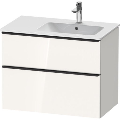 Duravit D-Neo Servantskap m/2 skuffer 810x462 mm Hvit Høyglans Dekor