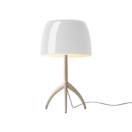 Foscarini - Lumiere Grande Bordlampe E27 Golden/Hvit