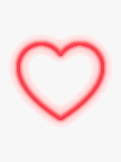 Candy Shock Neonlampe Hjerte