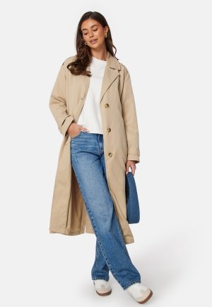 ONLY Onlline X-Long trenchcoat Humus L ONLY Onlline X-Long trenchcoat Humus L