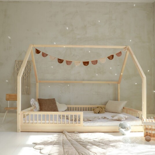 Minitude WYATT Juniorseng/Montessoriseng 140x200 Nature Minitude WYATT Juniorseng/Montessoriseng 140x200 Nature