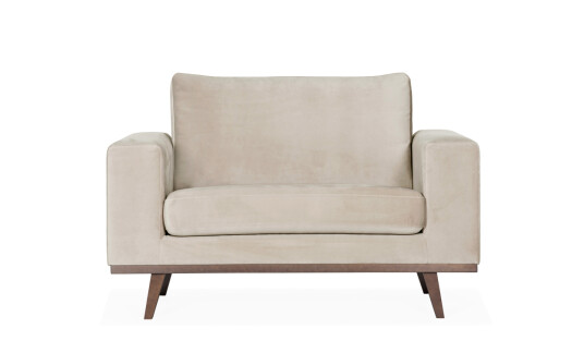Soffadirekt STOCKHOLM Lenestol Velvet Edition Greige Soffadirekt STOCKHOLM Lenestol Velvet Edition Greige
