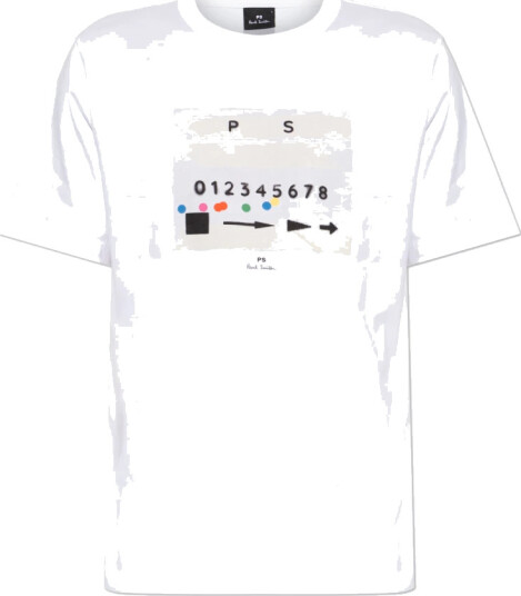 PS By Paul Smith Herre Topper Hvit L,
