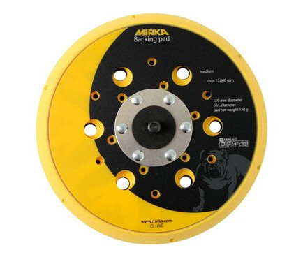 Mirka Deros 150mm Bakplate med Luftekanaler 48H Mirka Deros 150mm Bakplate med Luftekanaler 48H