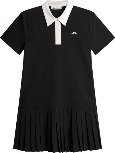 J. Lindeberg 30Y Grace Pleated Dress Black S J. Lindeberg 30Y Grace Pleated Dress Black S
