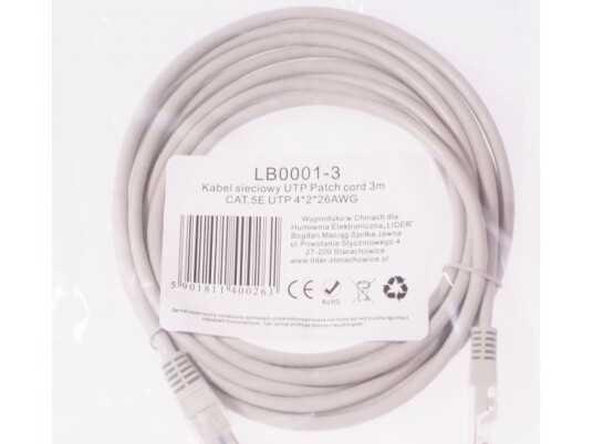 Libox Utp 1.5M Cat.5E Utp 4X2x26 Awg
